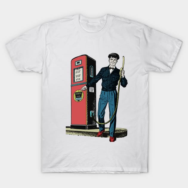 Vintage gas station attendant T-Shirt by bestree